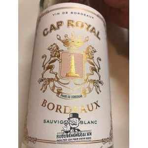 Vang Pháp Cap Royal Bordeaux Sauvignon Blanc uống ngon bn2