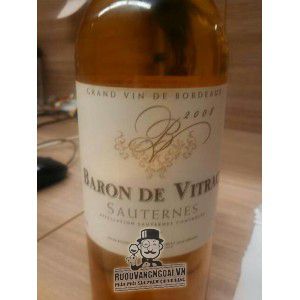 Vang Pháp Baron De Vitrac Sauternes Bordeaux uống ngon bn1
