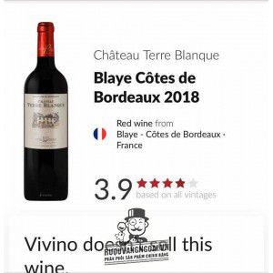 Vang Pháp Chateau Terre Blanque Bordeaux Red uống ngon bn4