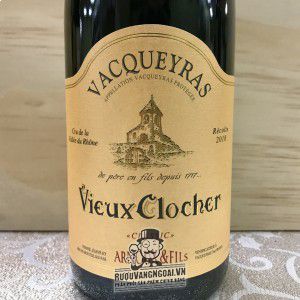 Vang Pháp Vieux Clocher Vacqueyras Clocher uống ngon bn1