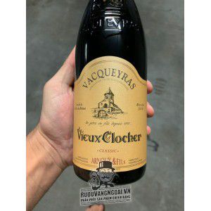 Vang Pháp Vieux Clocher Vacqueyras Clocher uống ngon bn2