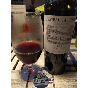 Vang Pháp Chateau Talusson Bordeaux uống ngon bn1