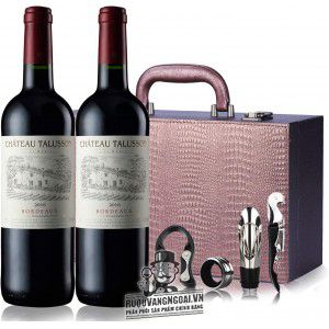 Vang Pháp Chateau Talusson Bordeaux uống ngon bn2