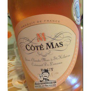 Vang Nổ Pháp Cote Mas Cremant De Limoux Rose Brut uống ngon bn1