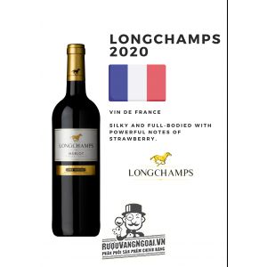 Vang Pháp Longchamps Merlot VDF Adet Seward uống ngon bn2