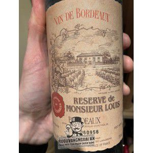 Vang Pháp Monsieur Louis Bordeaux uống ngon bn1