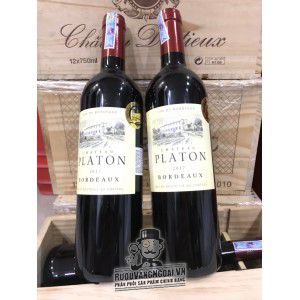 Vang Pháp Platon Chateau Bordeaux Red uống ngon bn2