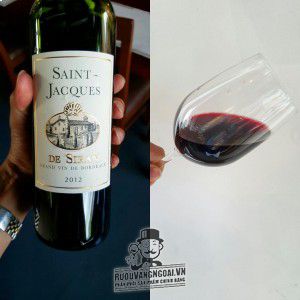 Vang Pháp Saint Jacques de Siran uống ngon bn2