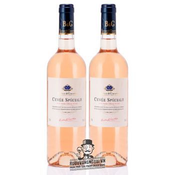 Vang hồng Pháp Cuvee Speciale Rose Barton Guestier uống ngon bn1