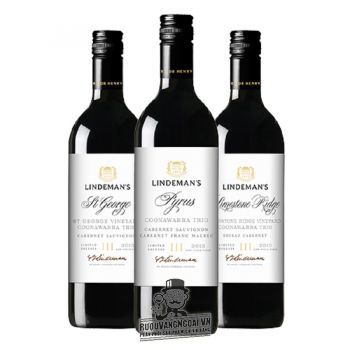 Rượu vang Lindemans St George Trio Cabernet Sauvignon bn2
