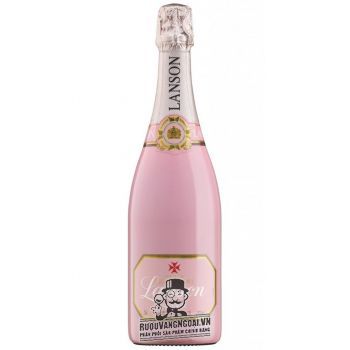 Rượu Champagne Lanson Rose Label uống ngon