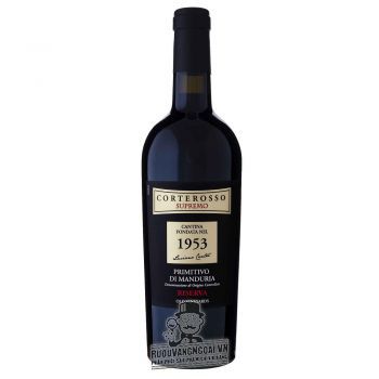 Rượu Vang Corterosso Supremo 1953 Primitivo Di Manduria Riserva cao cấp
