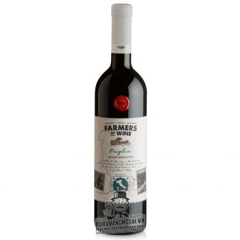 Rượu Vang Ý Farmers Of Wine Rosso Puglia cao cấp