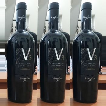 Rượu Vang Ý V3 NEGROAMARO DEL SALENTO bn1