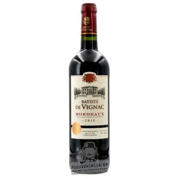 Vang Pháp Batiste de Vignac Bordeaux uống ngon